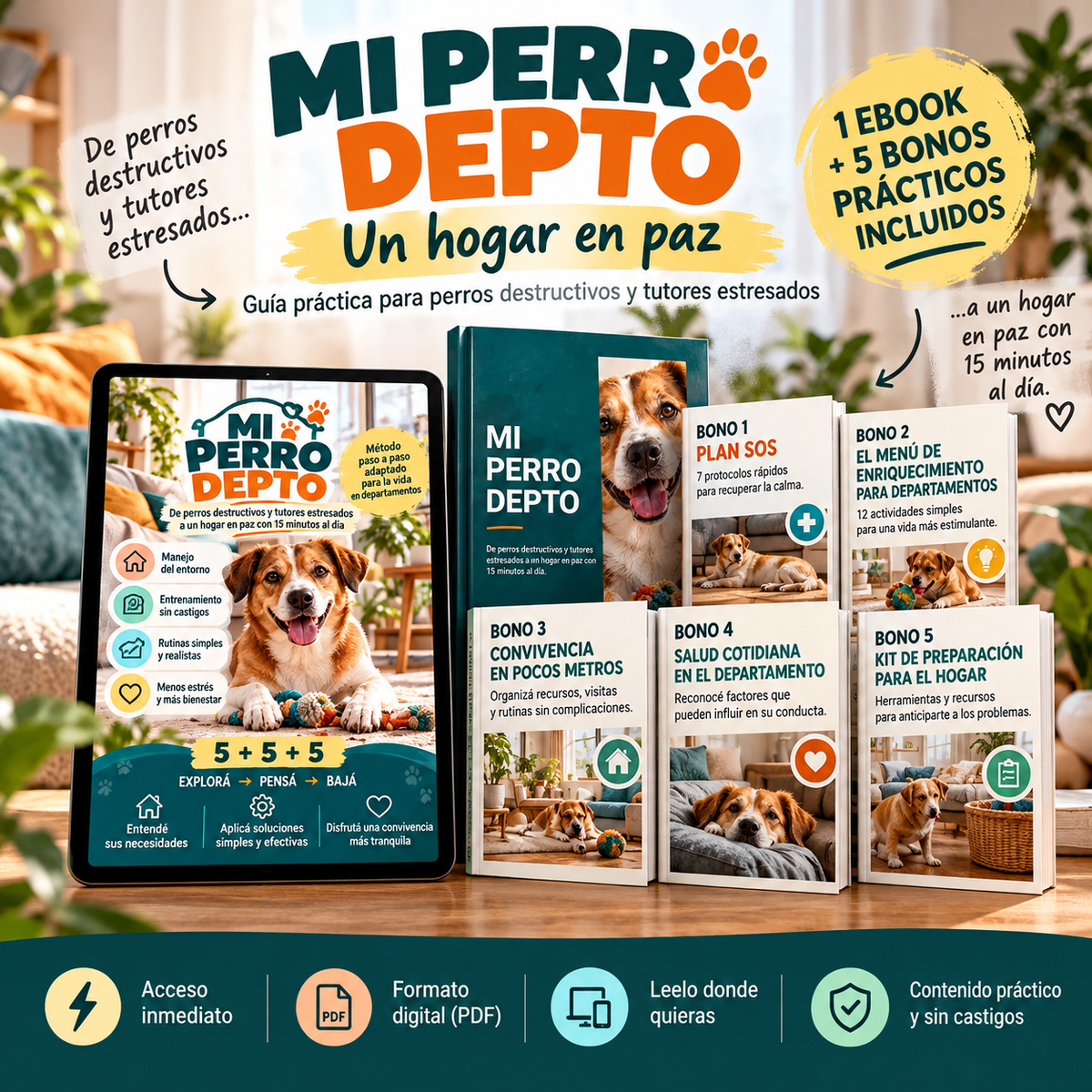 Mi perro depto: un hogar en paz