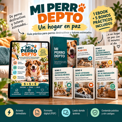 Mi perro depto: un hogar en paz